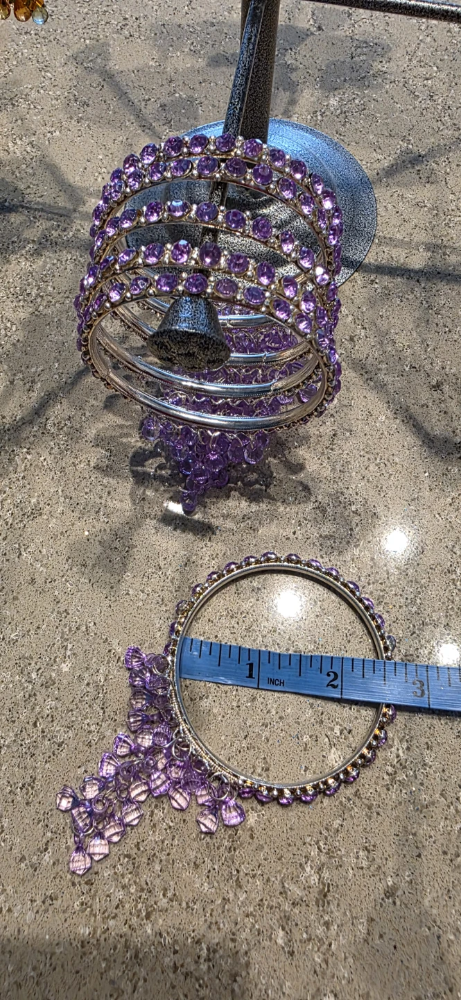 Set of Decorative Bangles - Multiple Colours - photo 5