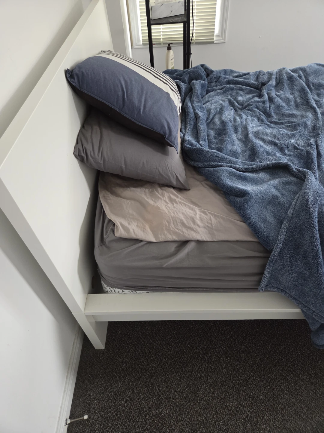 Queen Bed Frame & Mattress - photo 2