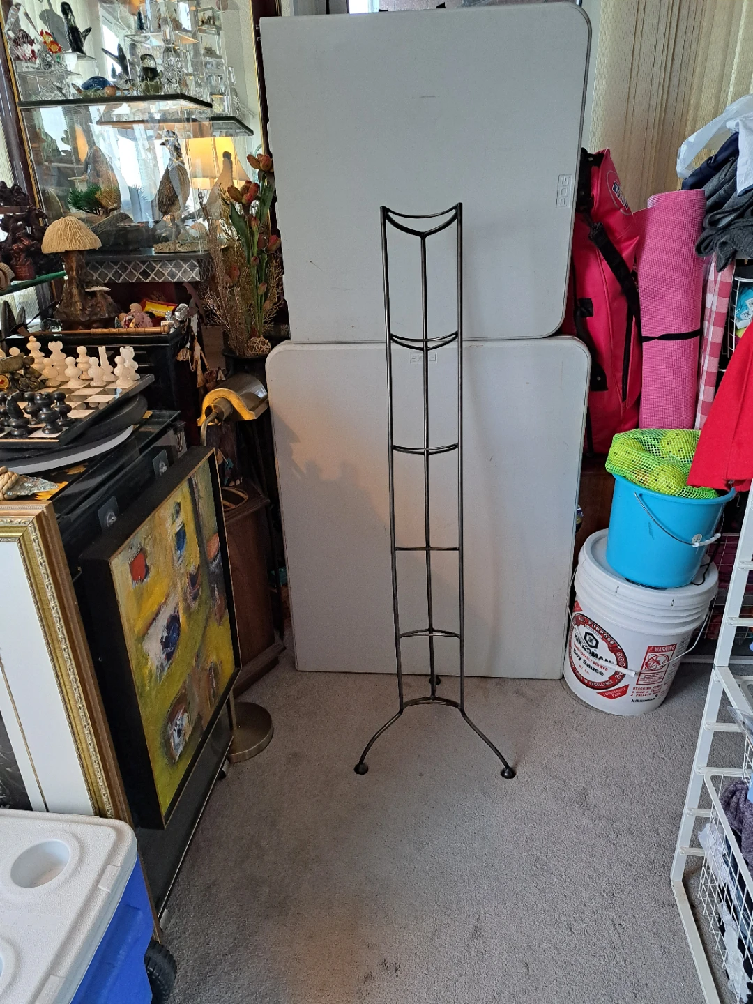 CD Organizer Metal Rack