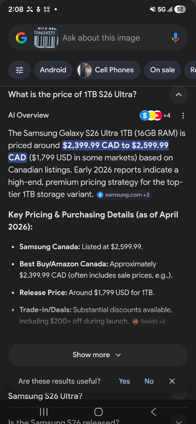 Samsung Galaxy S26 Ultra 1TB storage & 16G Ram - photo 2