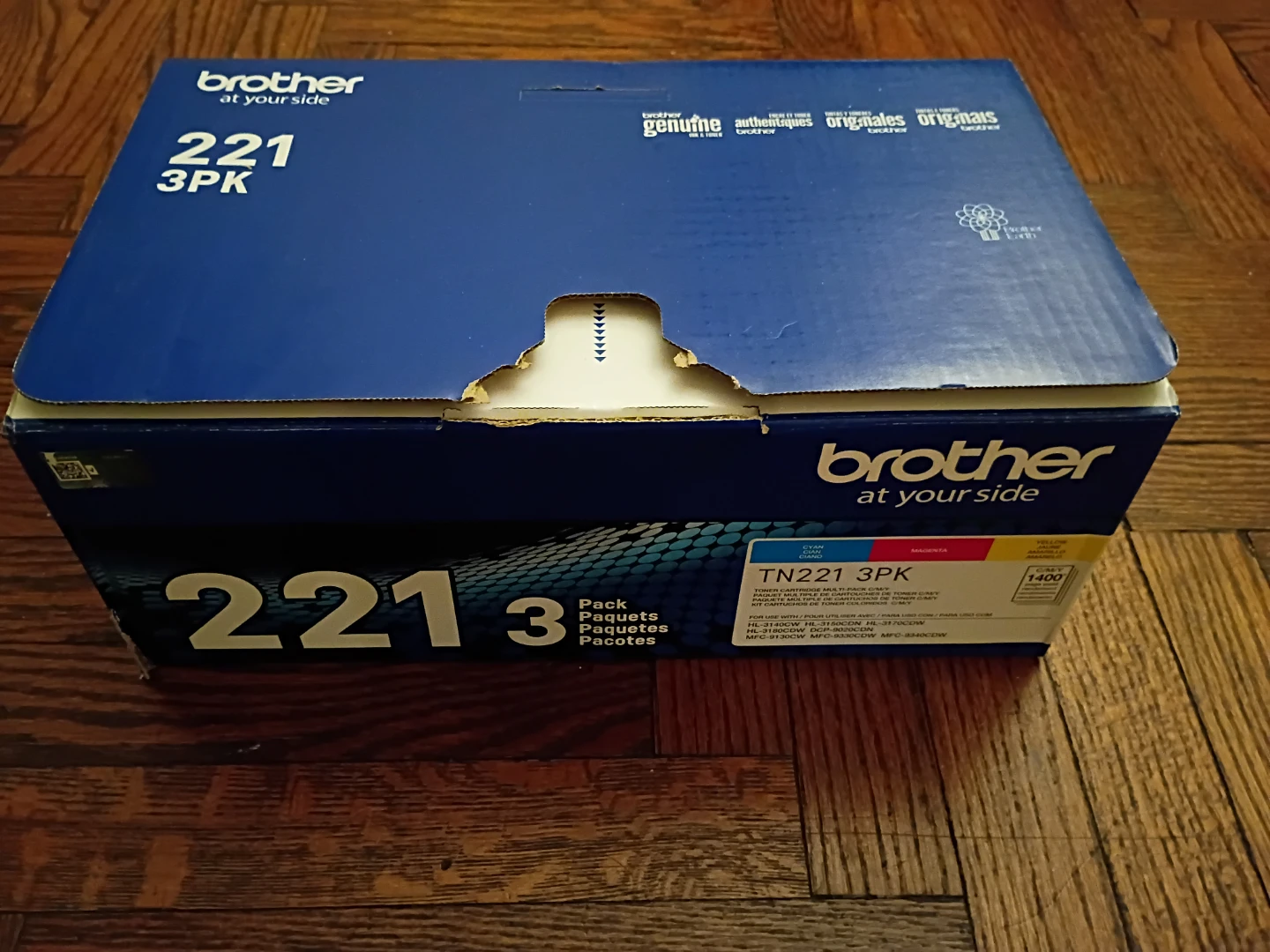 Brother TN221 3PK Cyan Magenta Yellow Toner Cartridge Set - photo 4