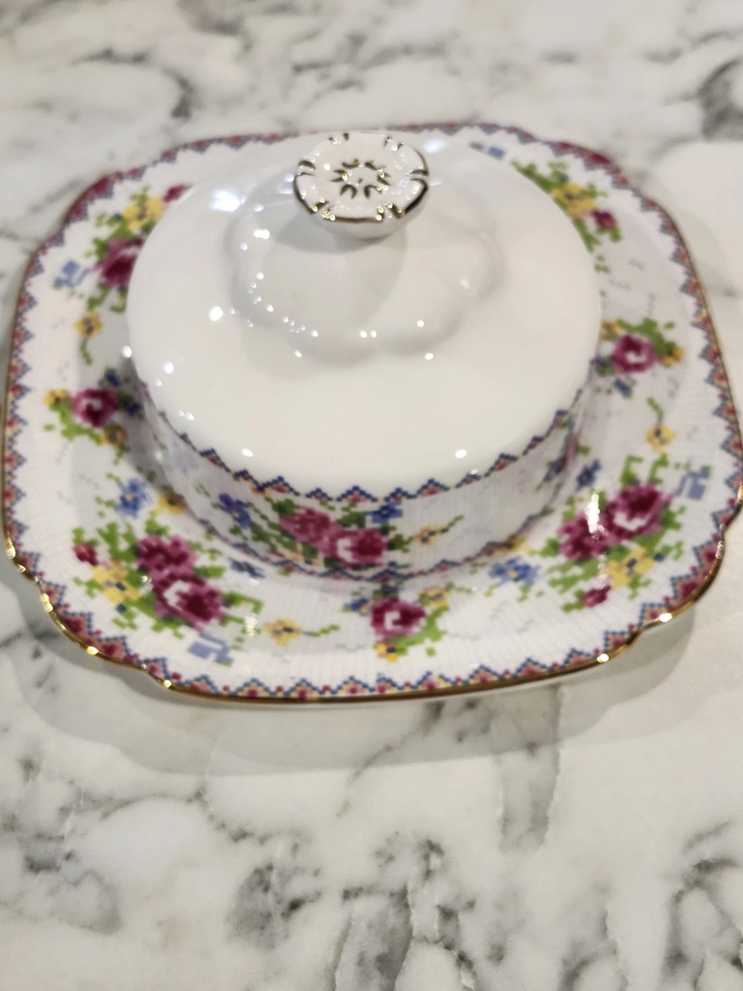Petit Point Royal Doulton Accessory Dishes