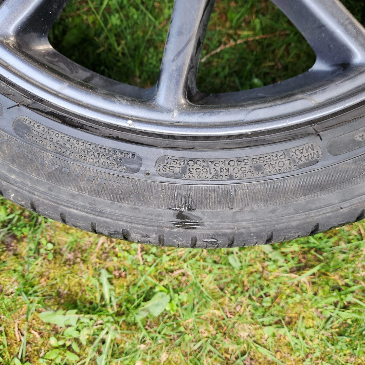 Used Tesla Michelin 235/45R18 98W Extra Load Tire - photo 3