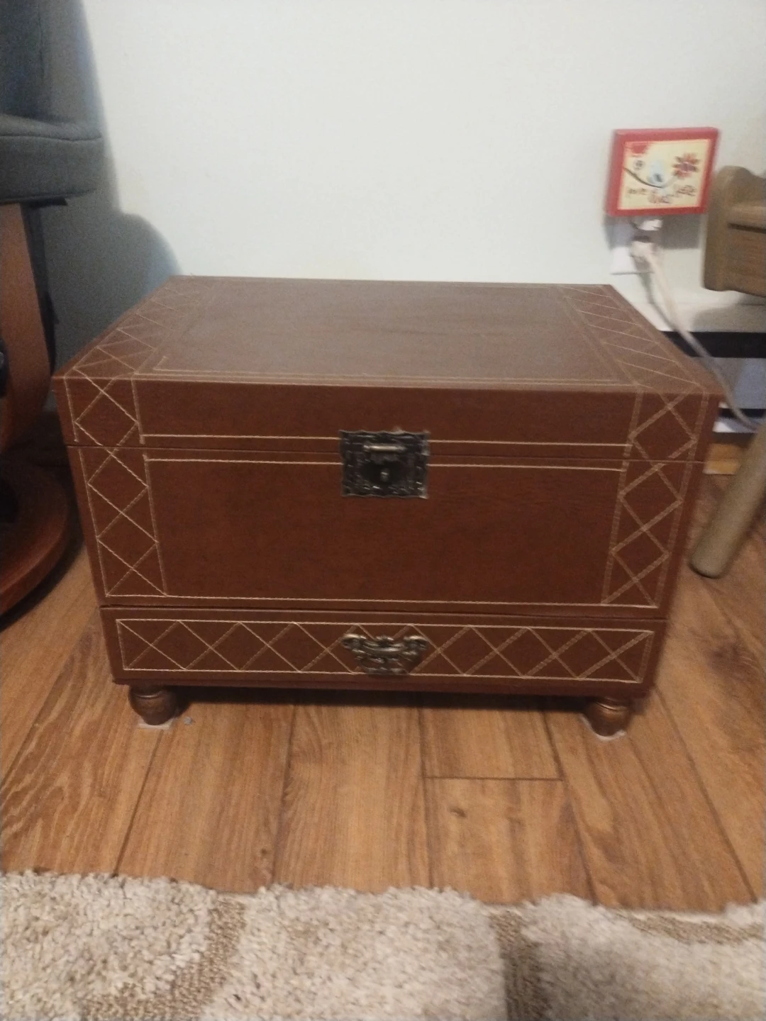 Vintage style Brown Storage Chest