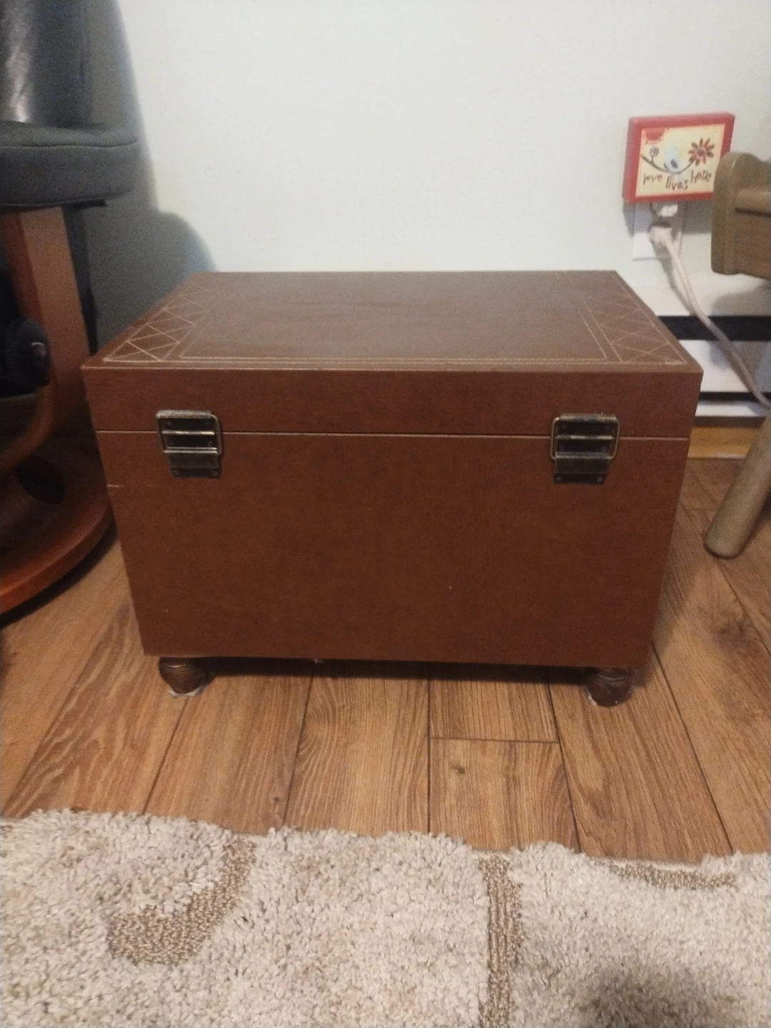 Vintage style Brown Storage Chest - photo 4