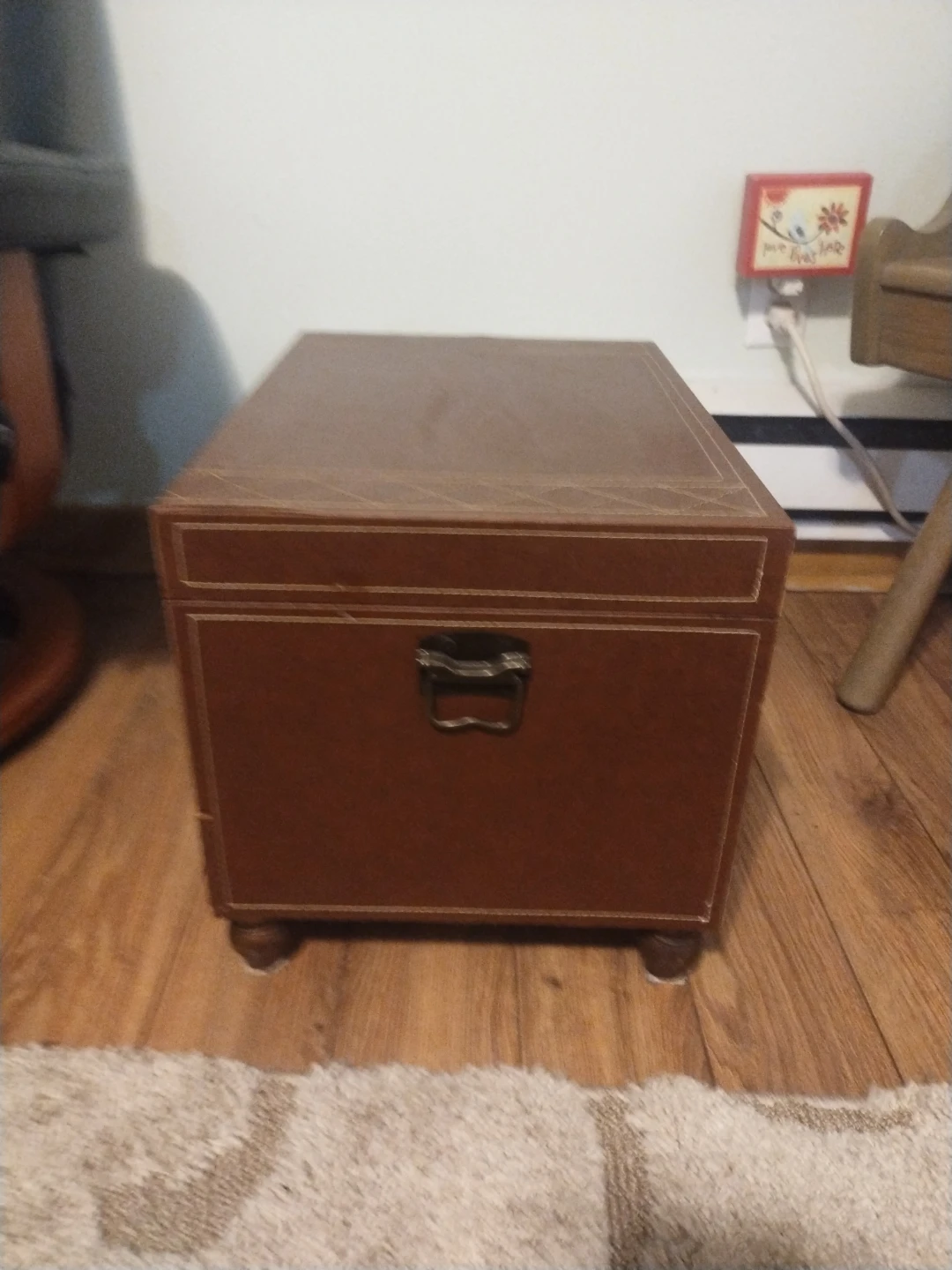 Vintage style Brown Storage Chest - photo 5