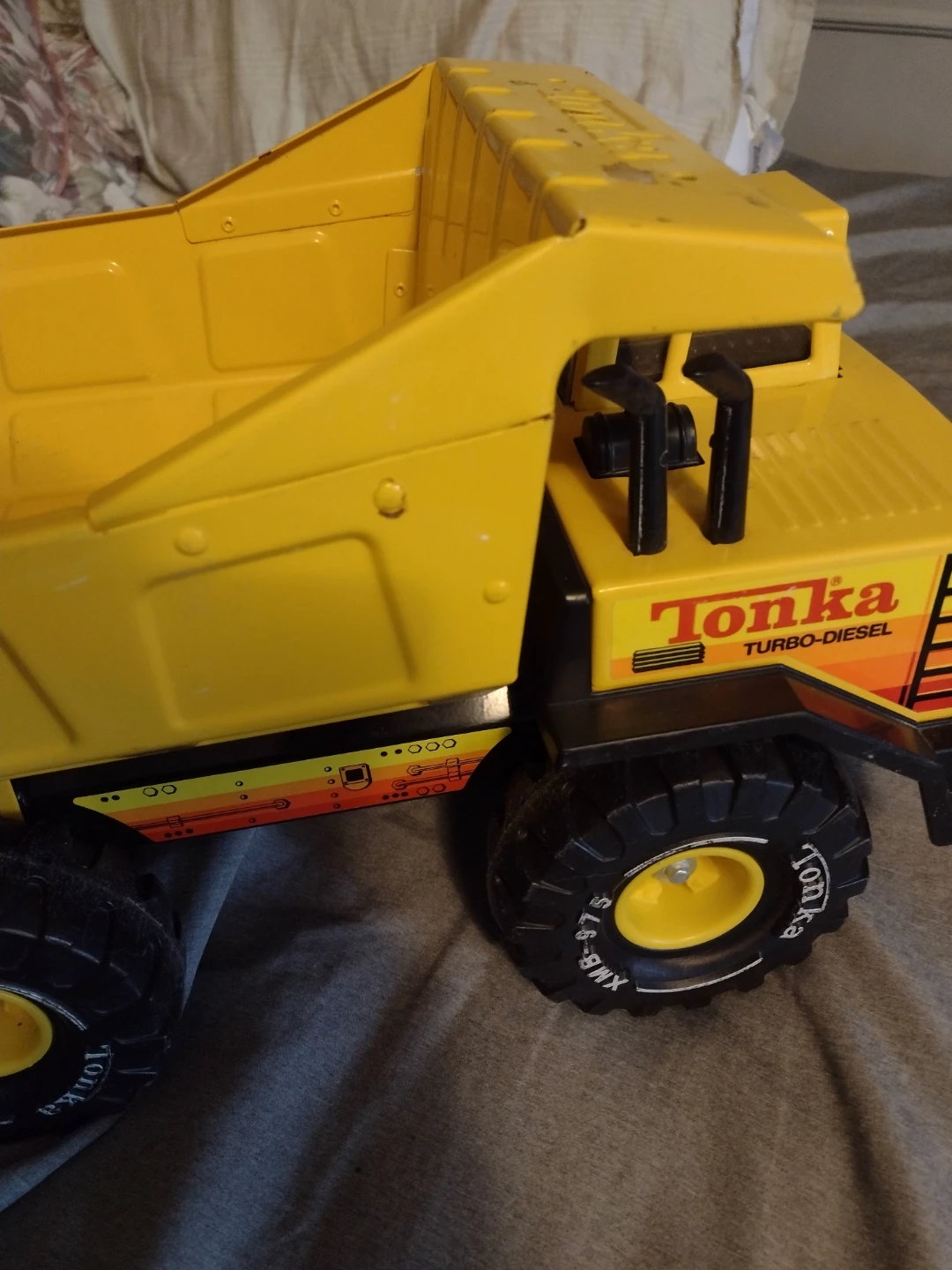 Yellow Tonka Turbo-Diesel Dump Truck