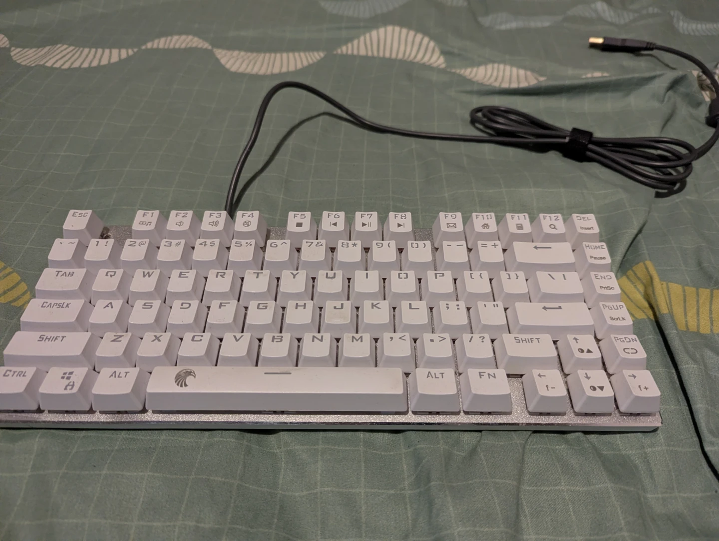 White Wired Gaming Keyboard