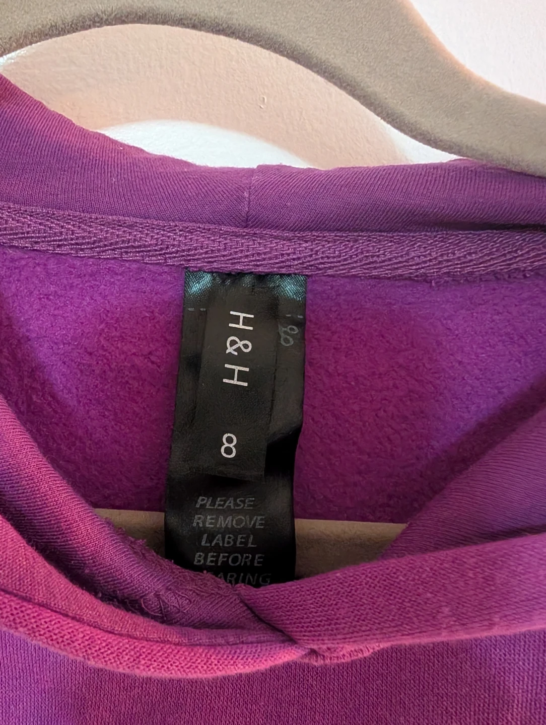 H&H Purple Hoodie with "Weekend Vibes" Graphic - photo 3
