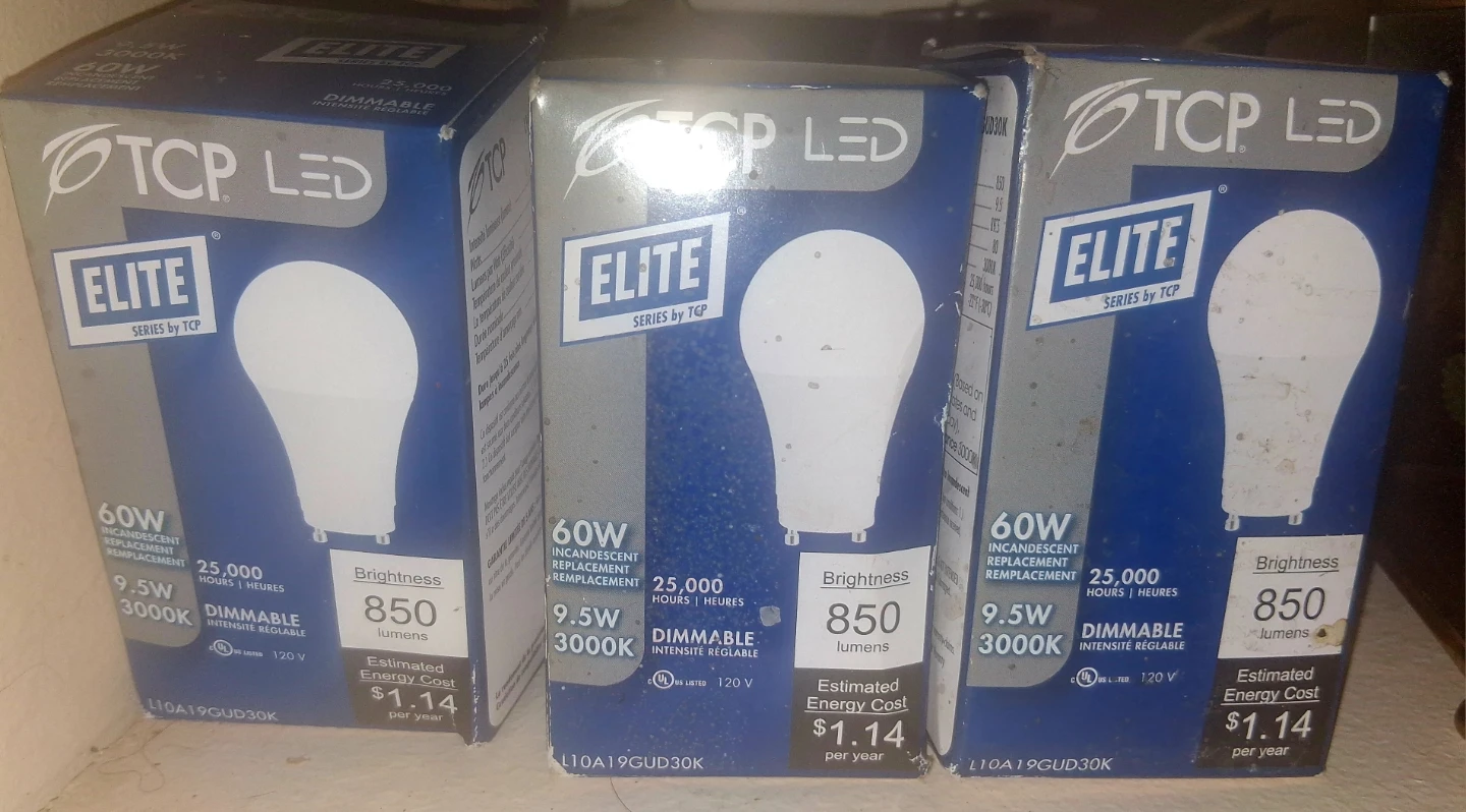 TCP LED Elite 60W Incandescent Replacement Light Bulbs (3 Pack)