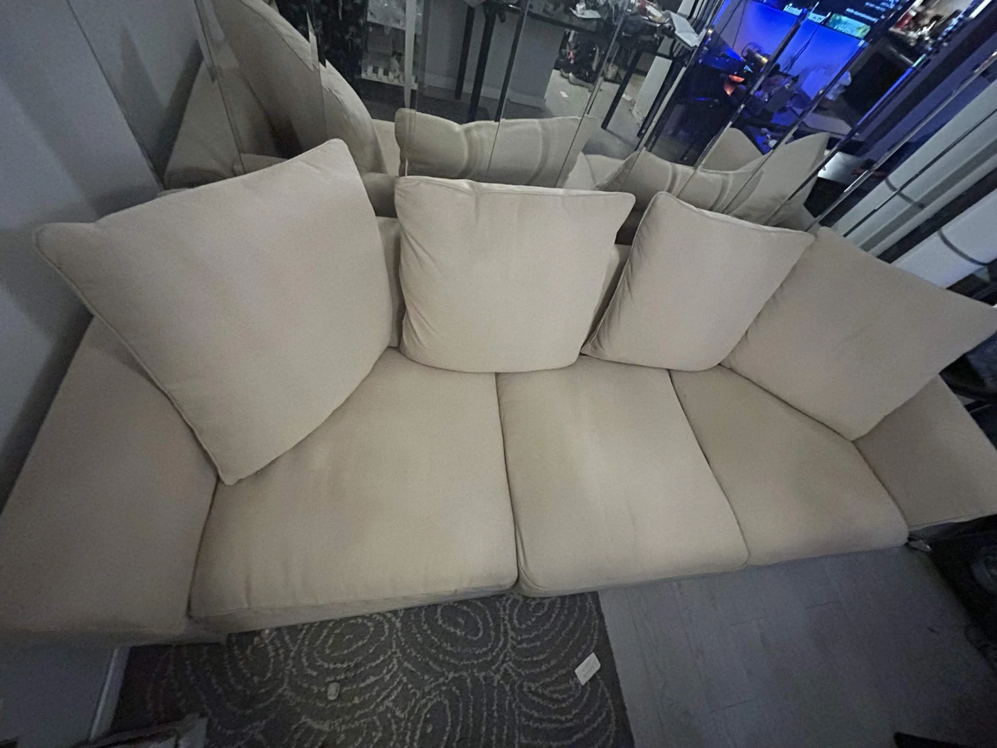 Beige Sofa and Armchair Set [needs to go] - photo 3