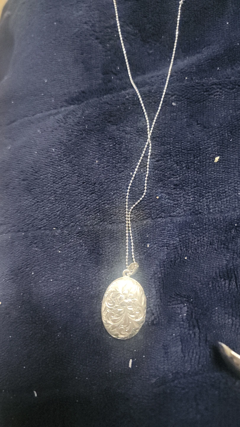 Engraved Locket Necklace - photo 2