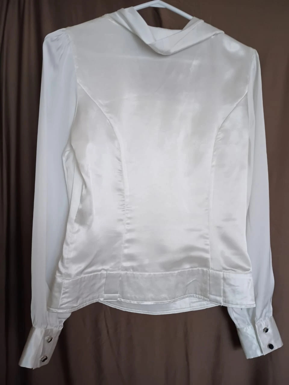 White Blouse with Rhinestone Accents - photo 2