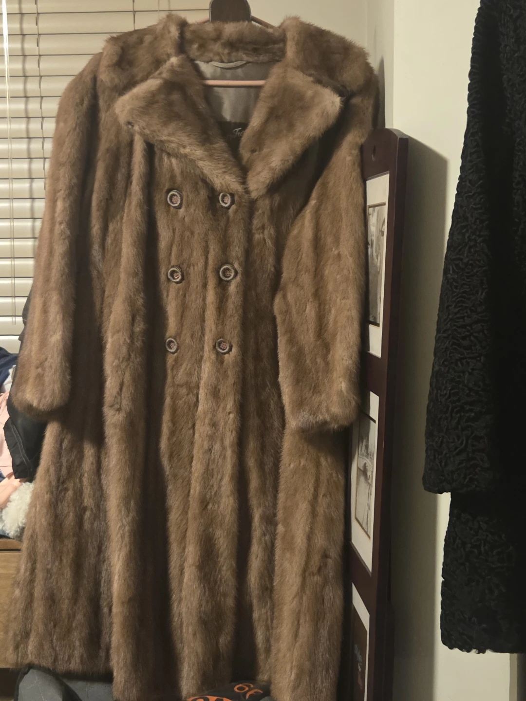 {Super Vintage Antiquity!} *Real Mink Fur* Coat >(WWII Era)< - photo 2