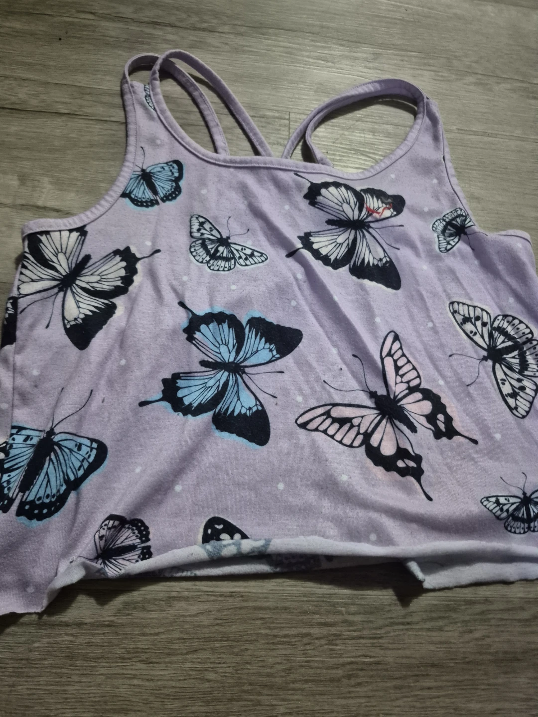 Lilac Butterfly Tank Top