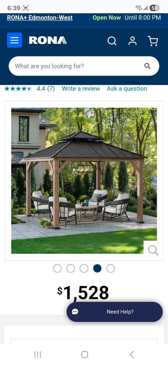 BRAND NEW IN BOX Sunjoy 11 x 11-ft Hardtop Gazebo - photo 2