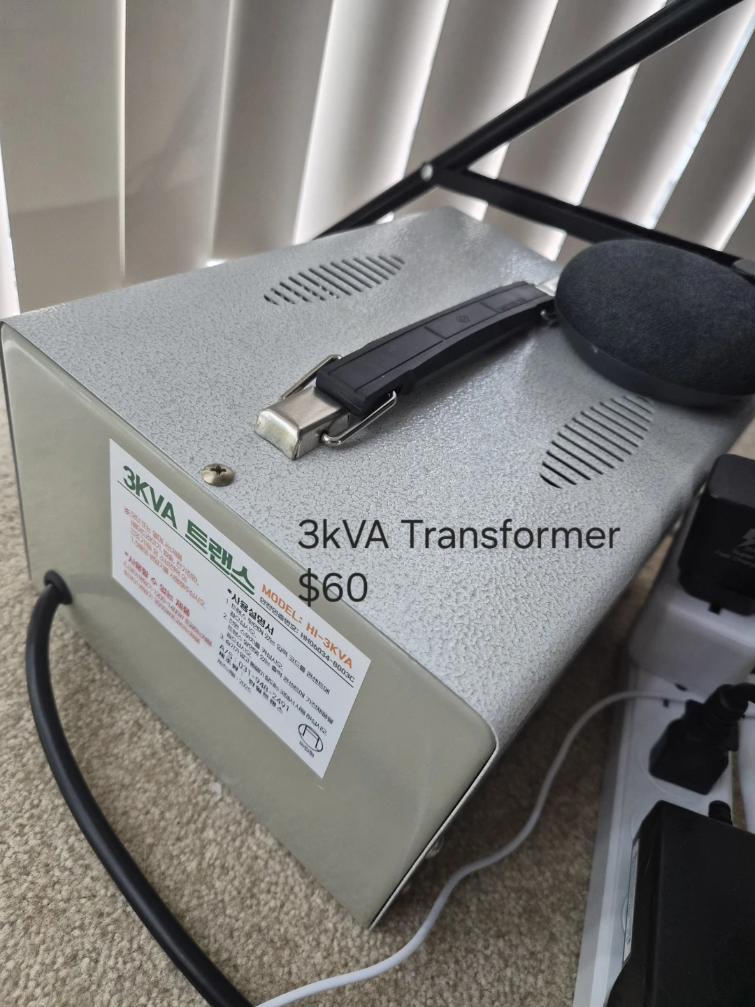 3kVA Voltage Transformer (110V → 220V)