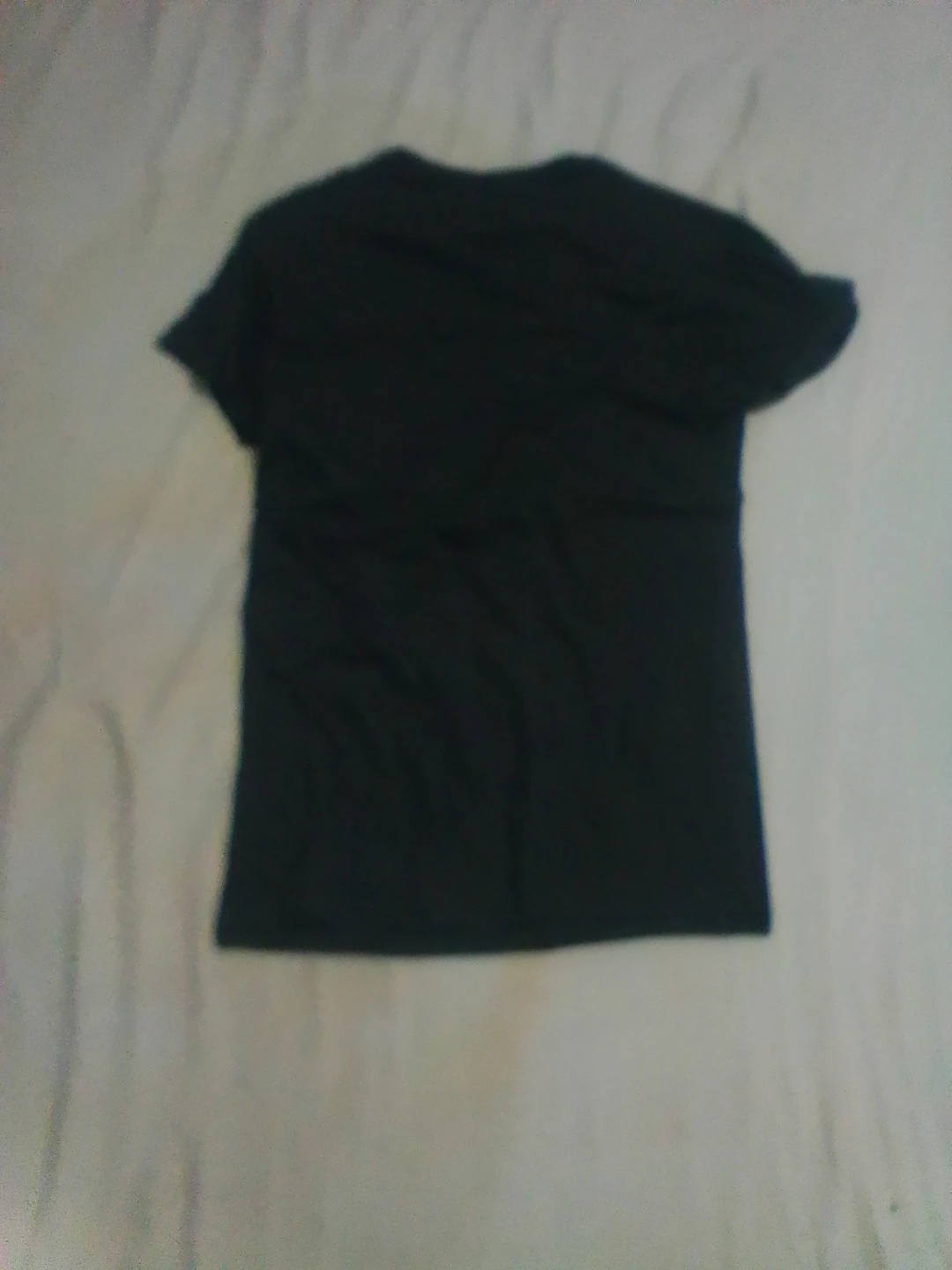 Black V-Neck T-Shirt - photo 2