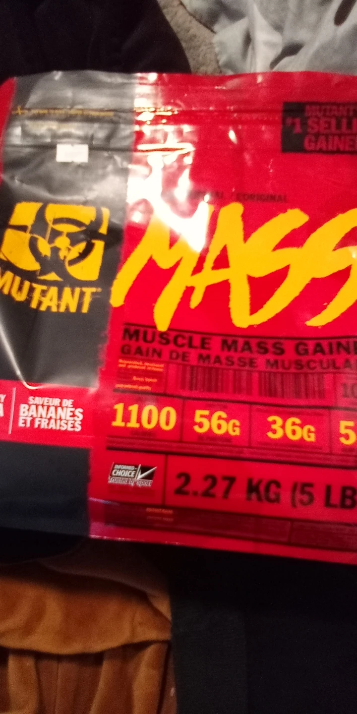 Mutant Mass Muscle Gainer Banana Strawberry 2.27 KG