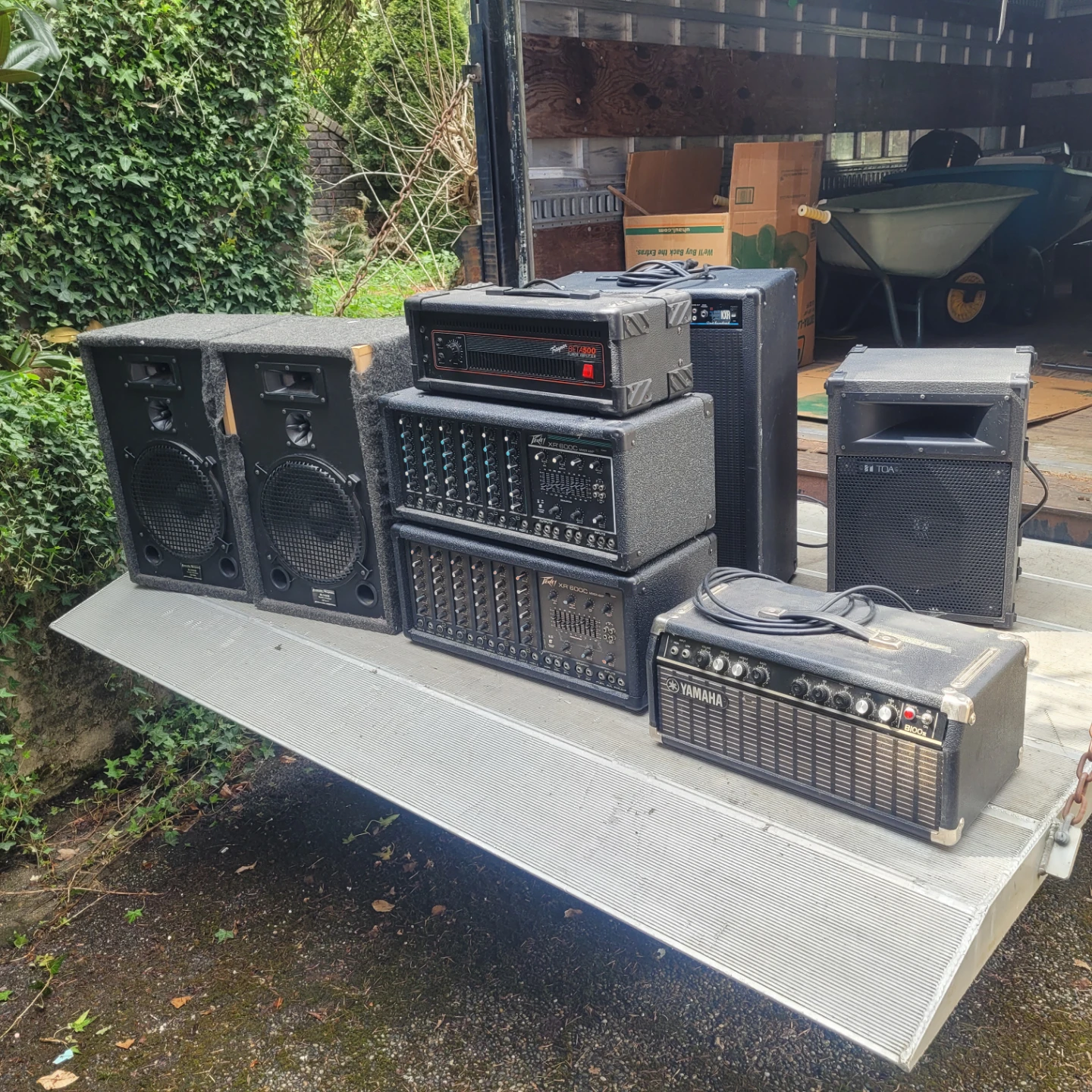Vintage band sound equipment  11 pcs - photo 2