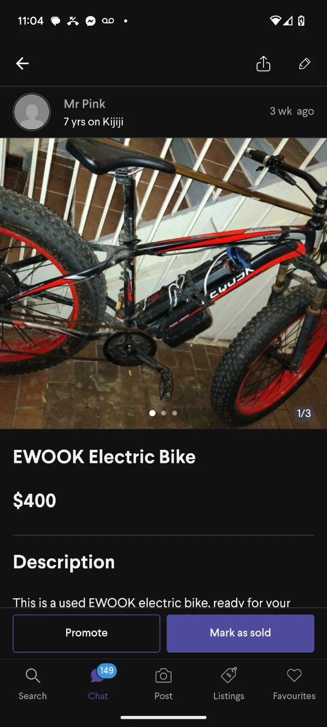 EWOOK Electric Bike - photo 2