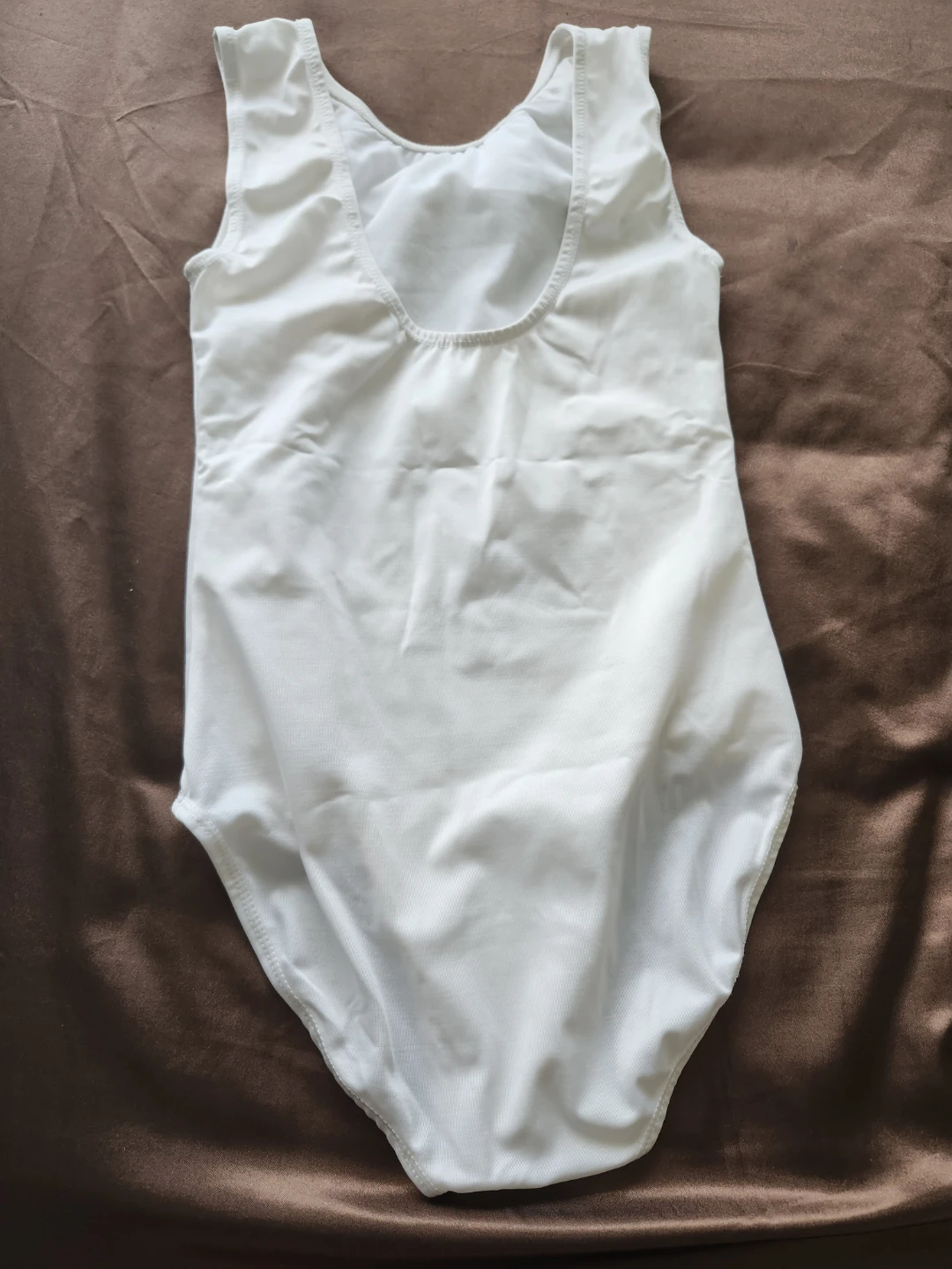 White sleeveless leotard - photo 2