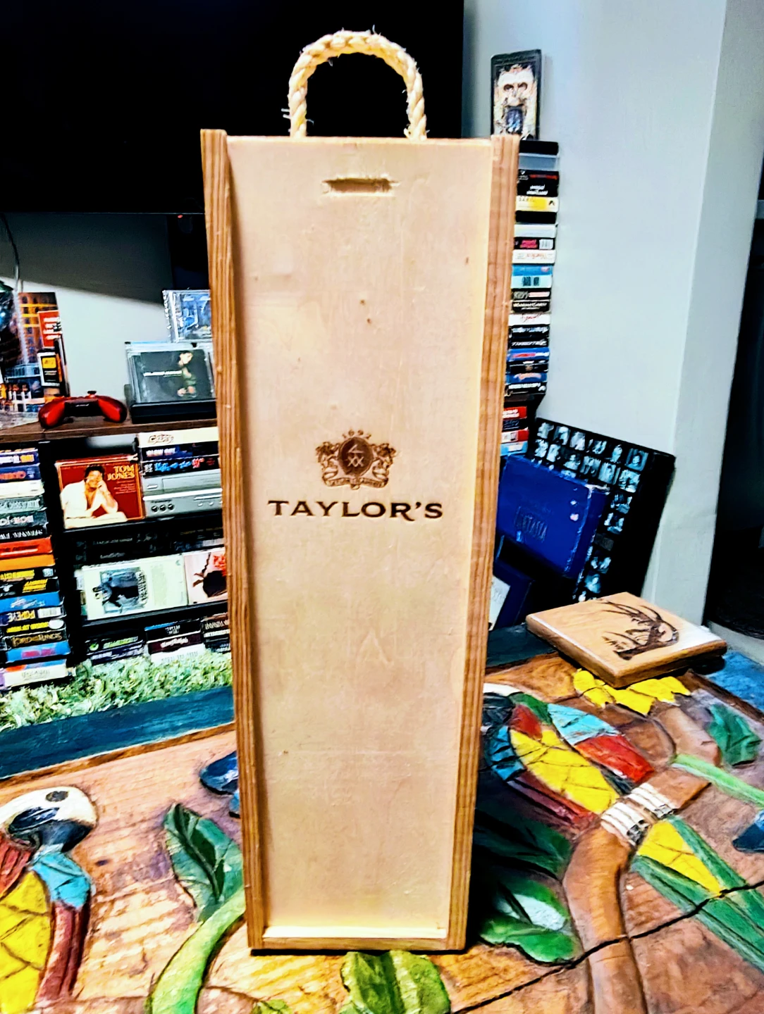 Vintage Rare 1994 Taylor's Fladgate Wooden Collectors Box