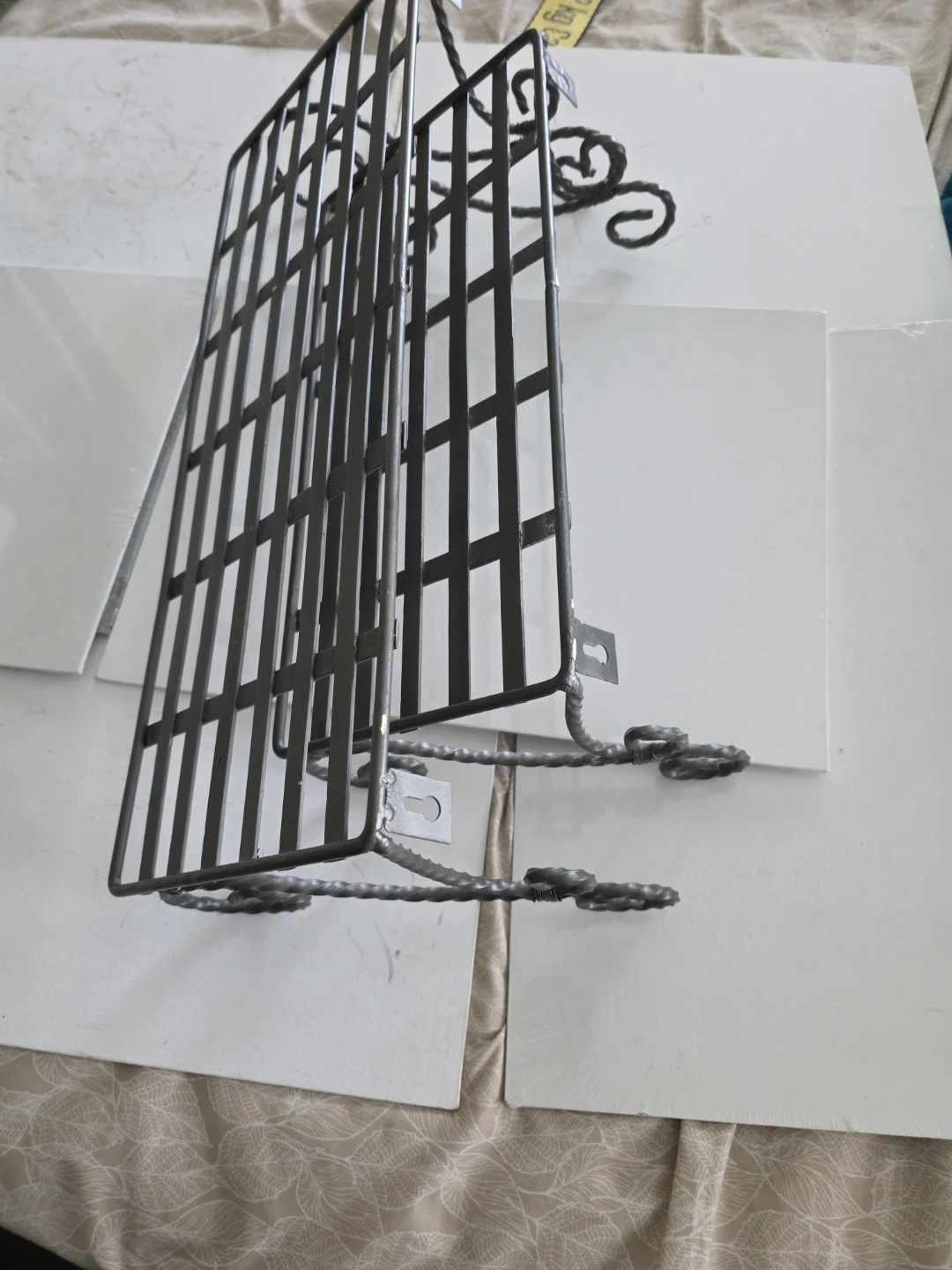 🌱 Wrought Iron Wall Shelves 15 + 20" - photo 4