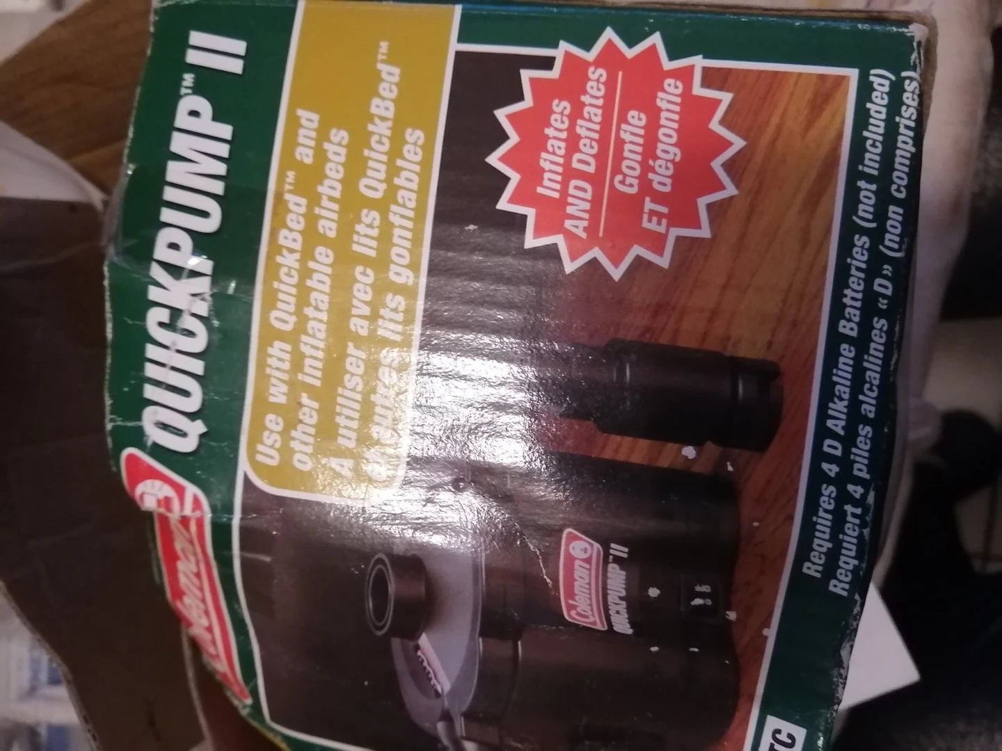 Coleman QuickPump II Air Mattress Pump