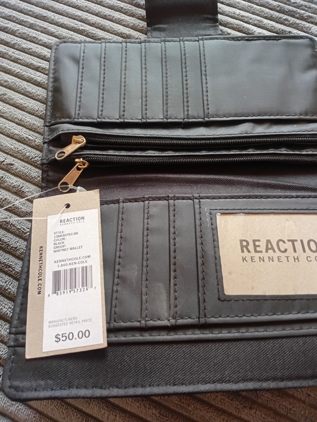 Reaction Kenneth Cole Black Whitney Wallet - photo 2