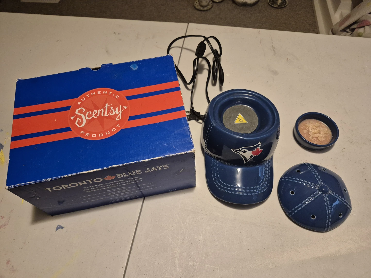 Scentsy Toronto Blue Jays Baseball Cap Wax Warmer