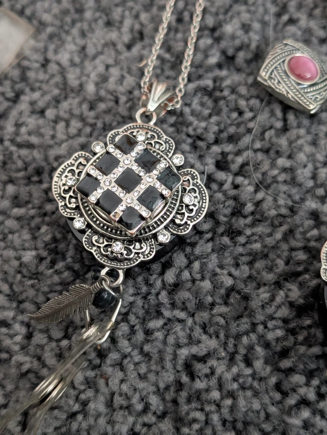 Beautiful landyards with snap on charms for different occasions.