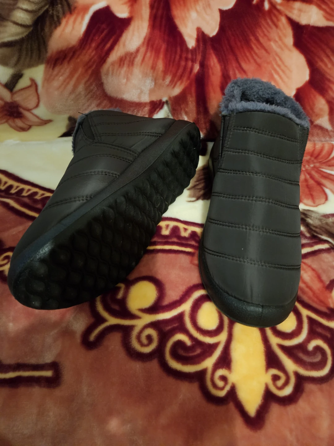 Men's Warm Lined Slip-On Winter Boots - photo 2