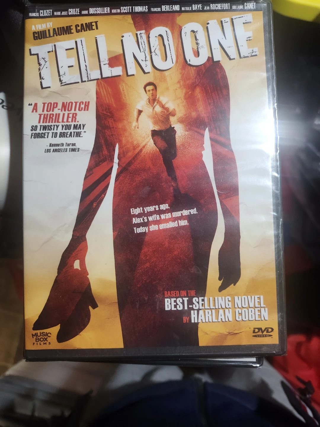 Tell No One DVD Guillaume Canet French Thriller Movie