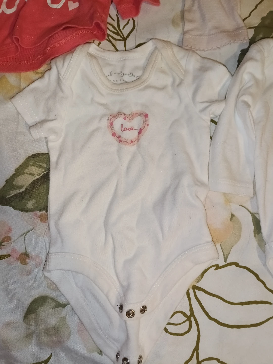 Baby Girl Clothes Bundle - Bodysuits and Pants And diapers - photo 3