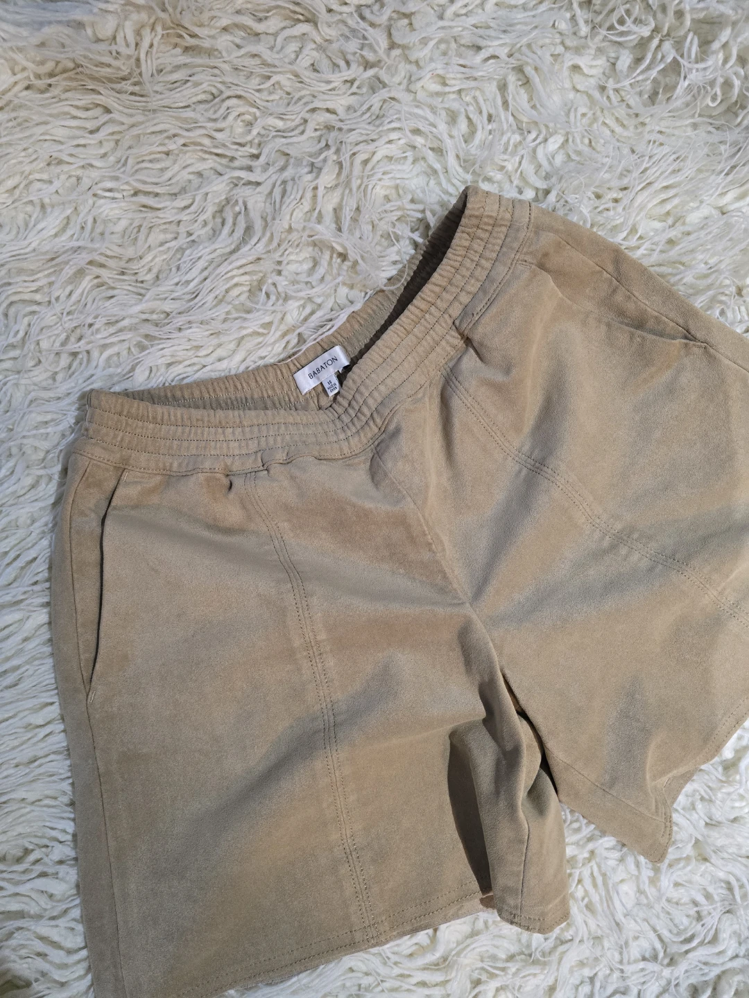 Dynamite Suede Shorts Tan Medium