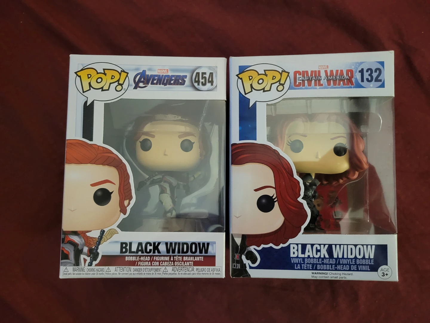 Funko Pop! Black Widow Figures (Avengers & Civil War)