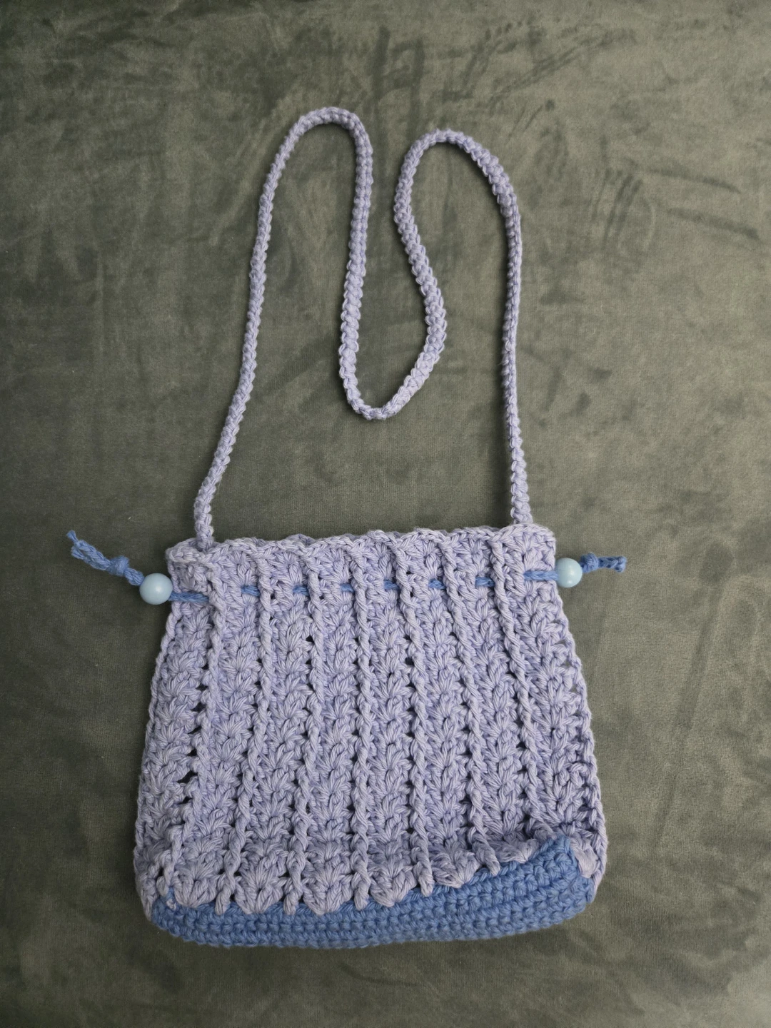 Crochet purse