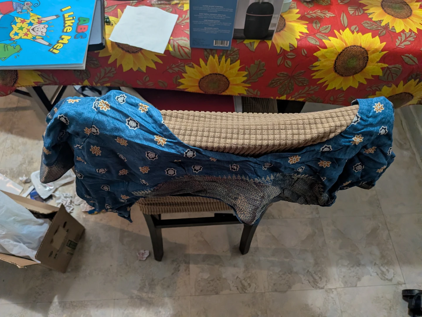 Blue Print Top - Indian/Pakistani - XS/S