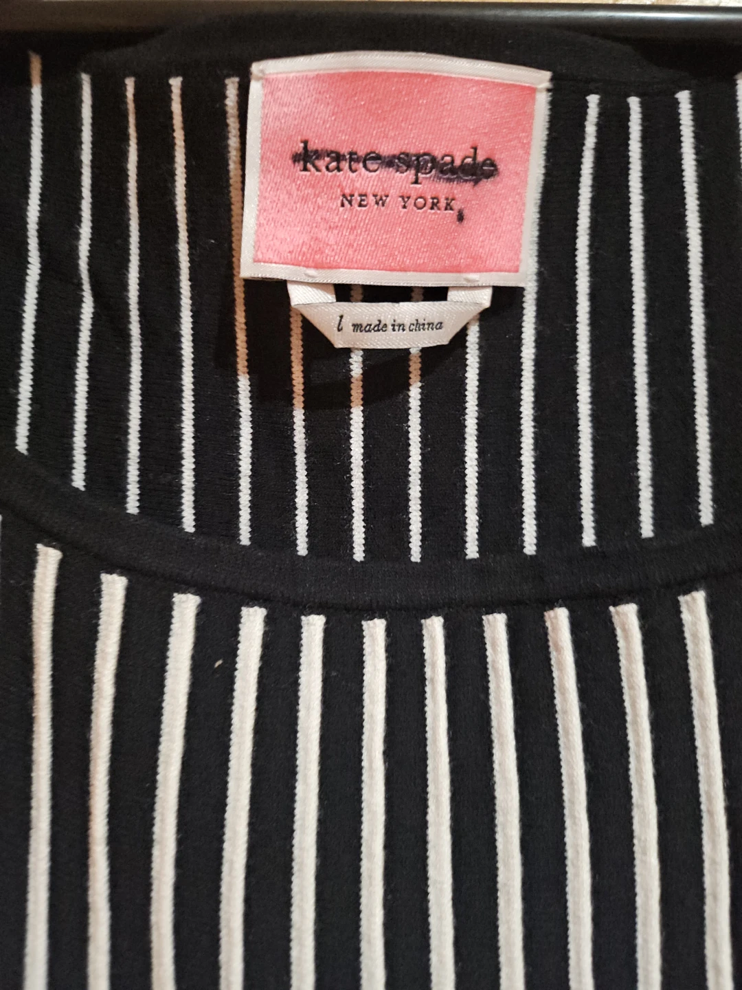 Kate Spade New York Striped Knit Fit and Flare Dress - photo 2