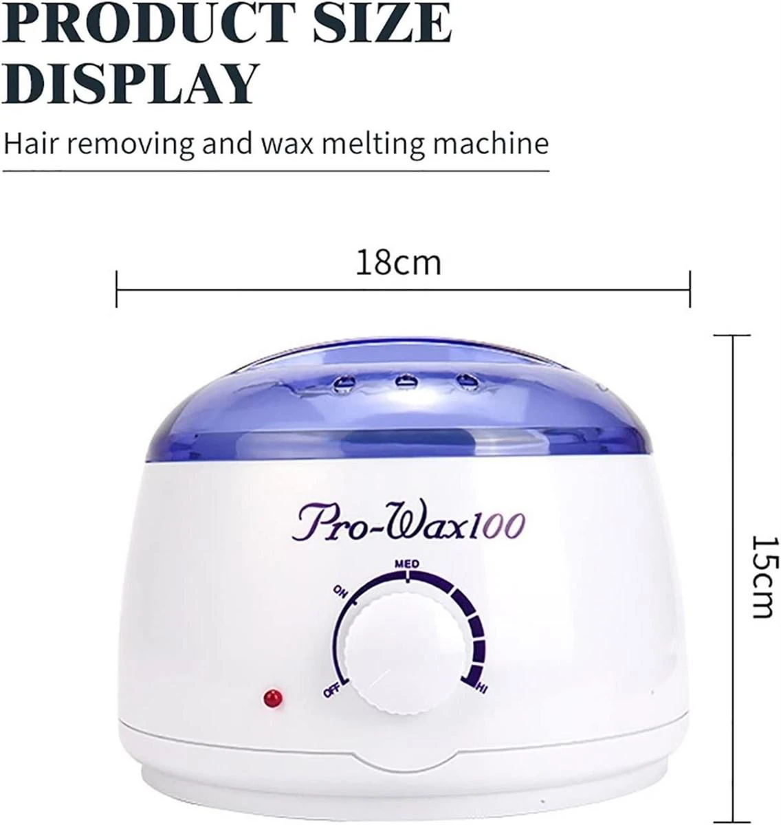 Pro-Wax100 Hair Removing and Wax Melting Machine, black - photo 5
