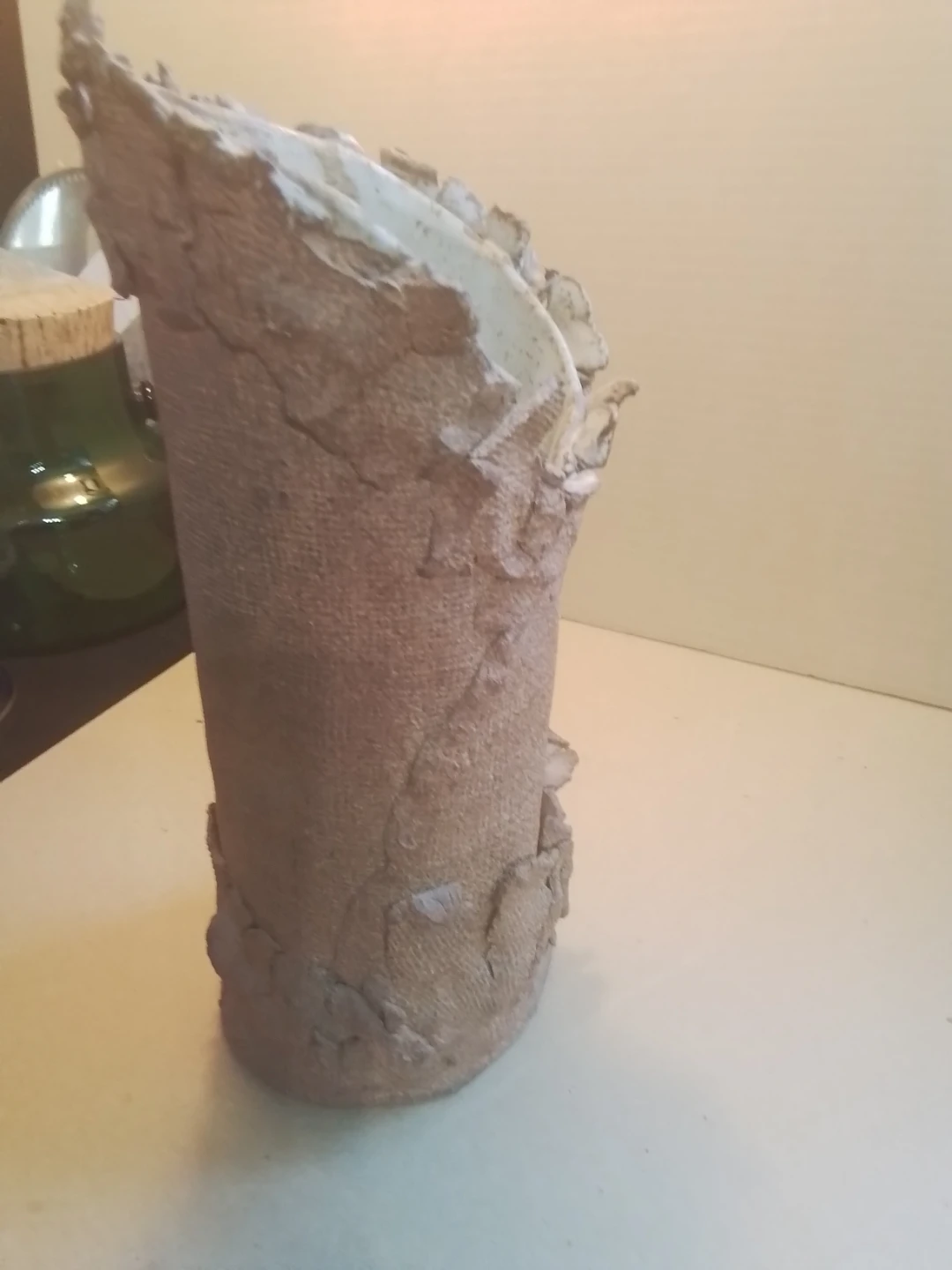 Vintage Studio Art Pottery Vase 5x12" - photo 4
