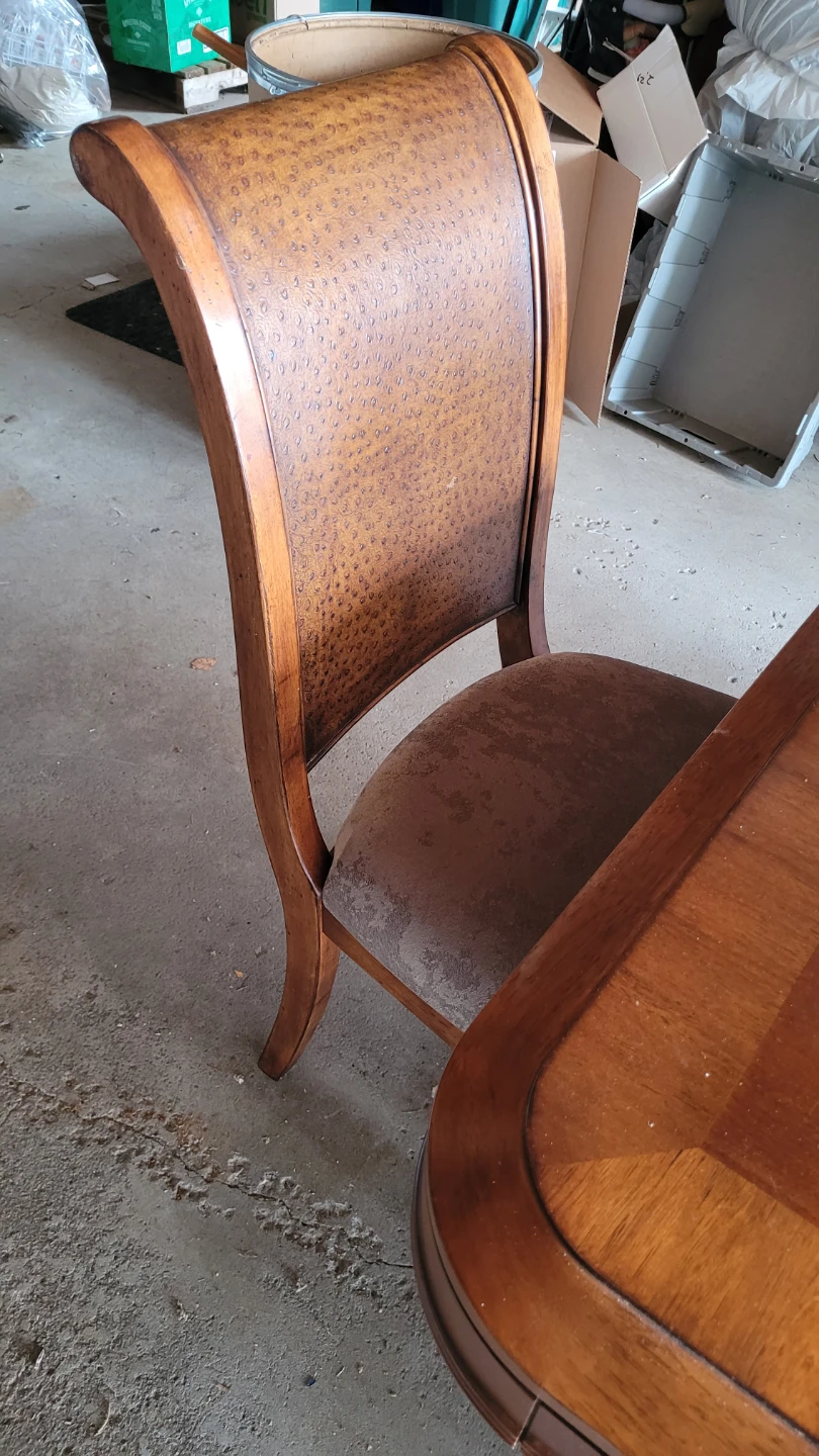 Wooden Dining Table Set with 6 Chairs - photo 2