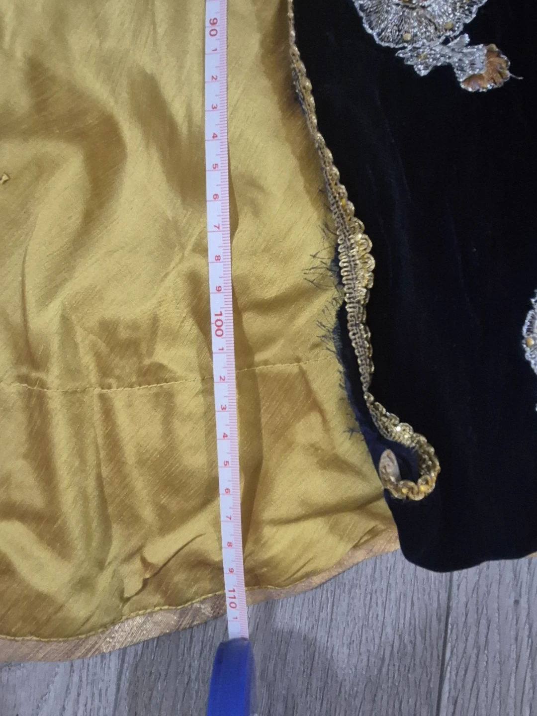Girls' Gold and Black Embellished Dress - photo 5