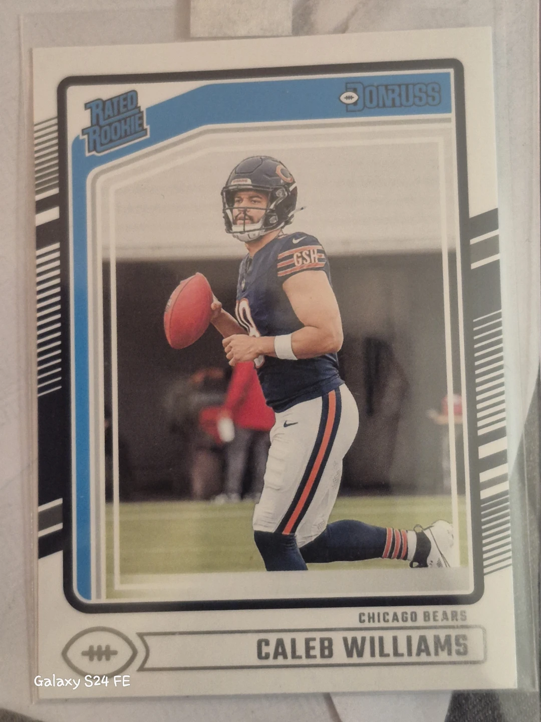 Panini Donruss Rated Rookie Caleb Williams Football Card
