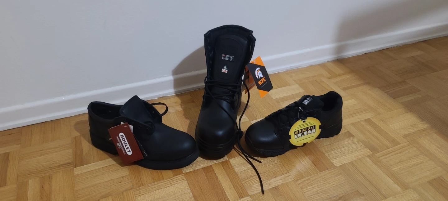 🥕STC Blitz Black 8" Leather Work Boots S21990-11 - photo 4
