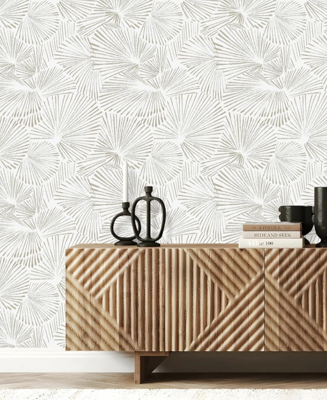 Modern Geometric Decorative Peel & Stick Wallpaper 17.5"x118" - photo 2