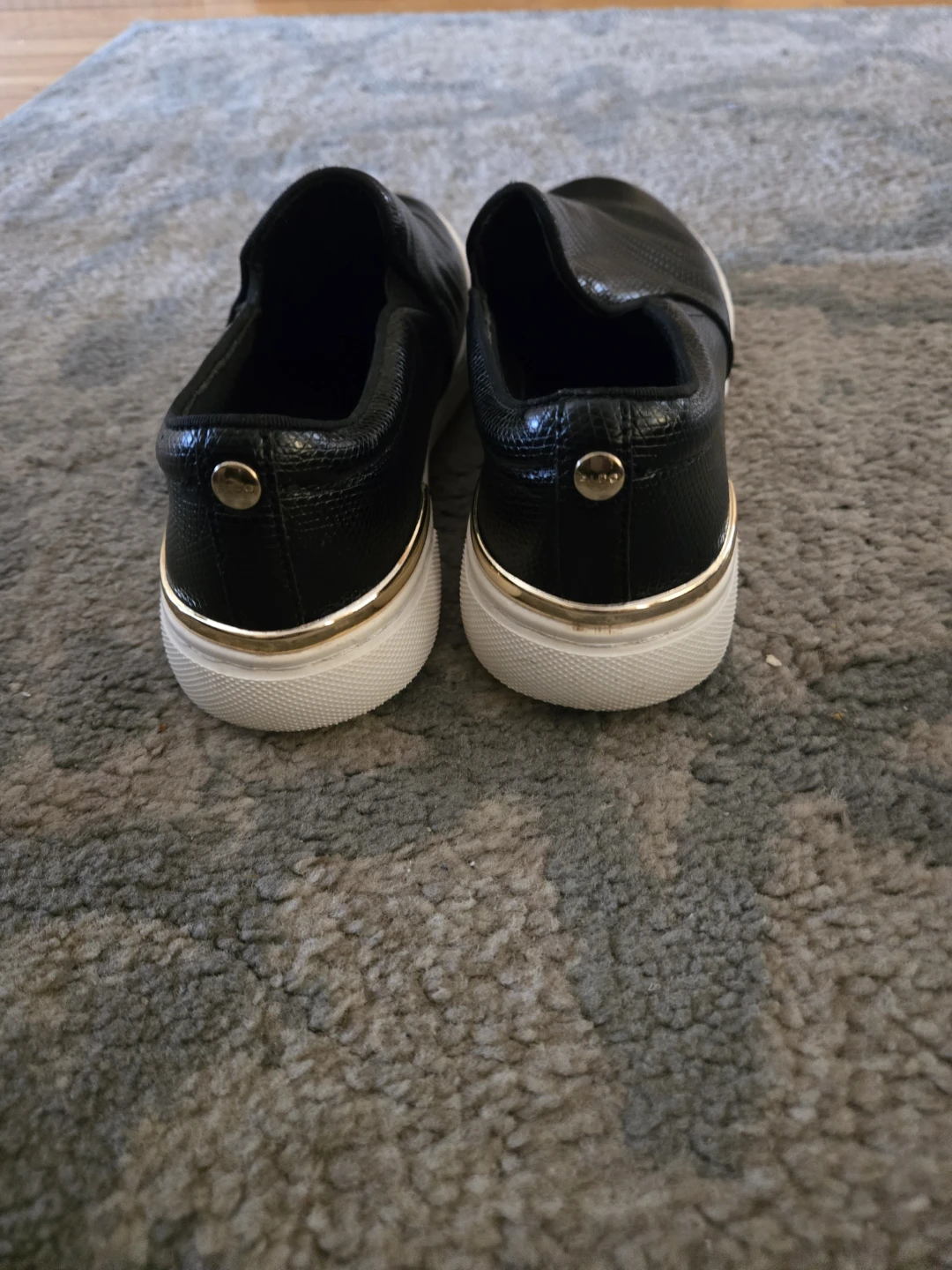 ALDO Black Embossed Slip-On Sneakers - photo 3