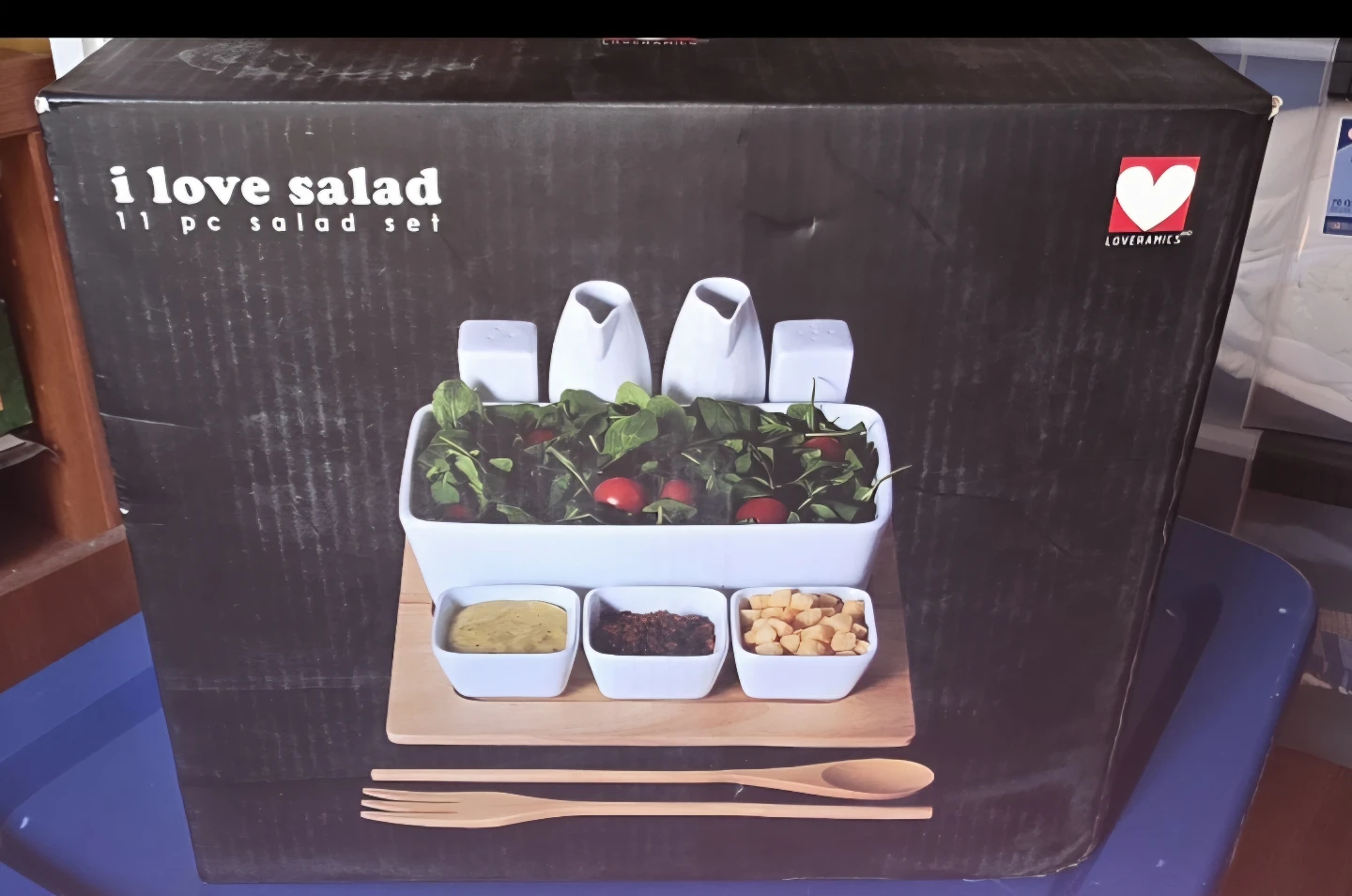 i love salad 11 pc salad set