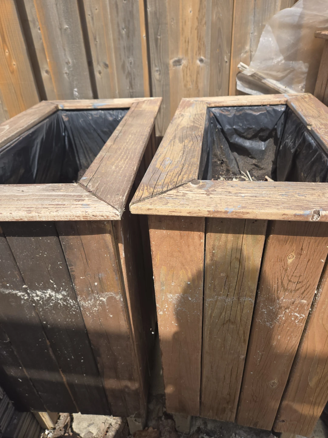 Set of 3 Wooden Planters - photo 4